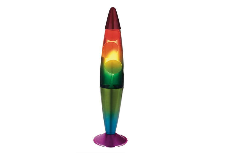 Rainbow Lava Lamp - 40.5cm