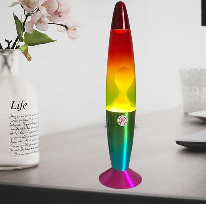 Rainbow Lava Lamp - 40.5cm
