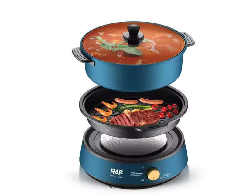 RAF 2 in 1 Electric Pot and Fryer - R.5318 (1350W)