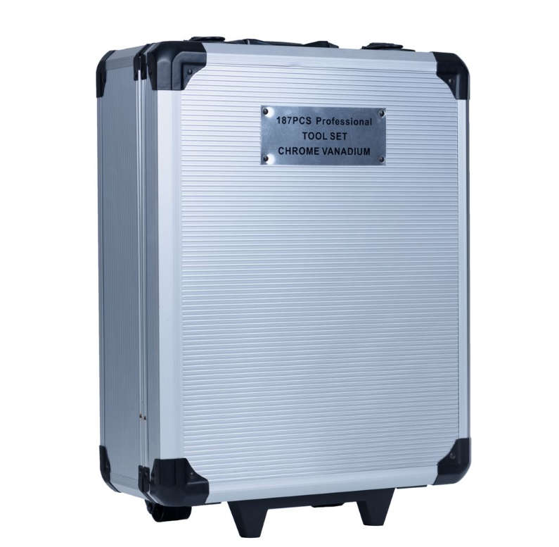 187 Piece Chrome Vanadium Professional Toolset - In Solid Carry Case