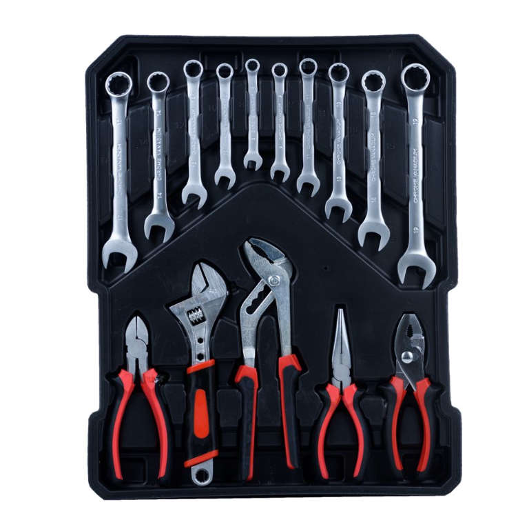 187 Piece Chrome Vanadium Professional Toolset - In Solid Carry Case
