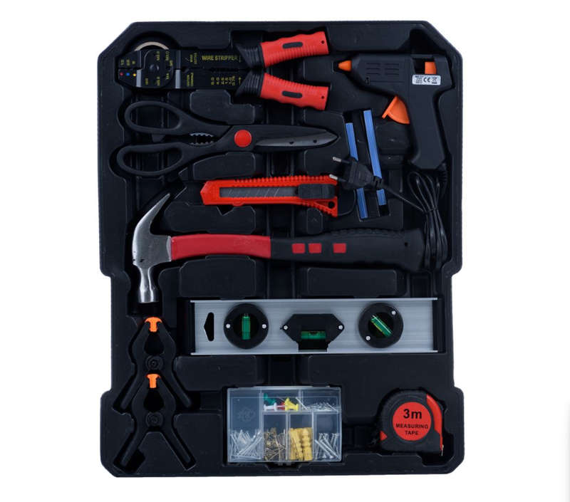 187 Piece Chrome Vanadium Professional Toolset - In Solid Carry Case