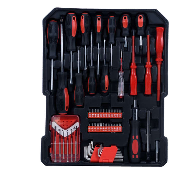 187 Piece Chrome Vanadium Professional Toolset - In Solid Carry Case