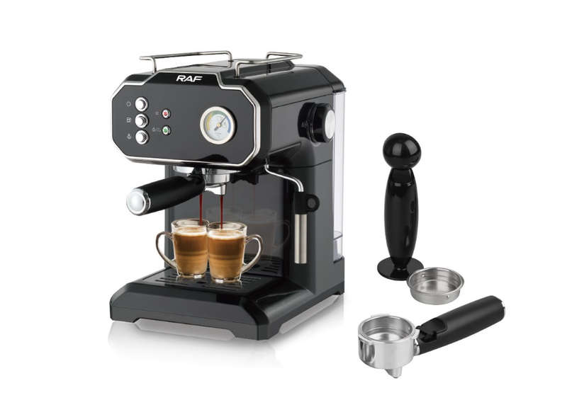 OUT OF STOCK-RAF Twin Brew Pro - 20Bar Espresso & Cappuccino Coffee Maker R.104B- OUT OF STOCK