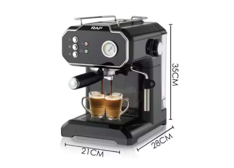 OUT OF STOCK-RAF Twin Brew Pro - 20Bar Espresso & Cappuccino Coffee Maker R.104B- OUT OF STOCK