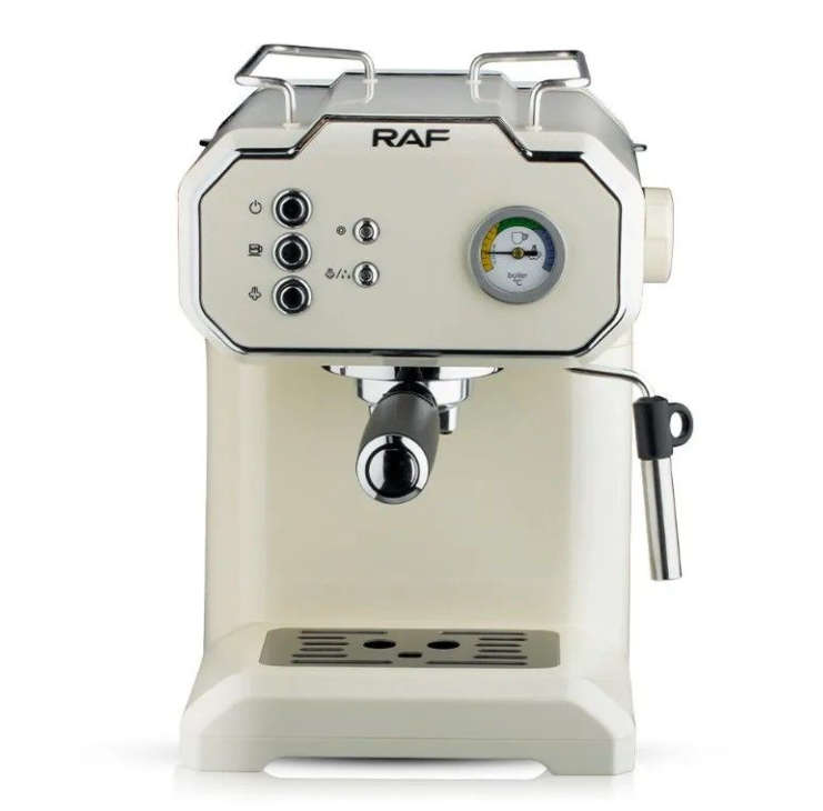 OUT OF STOCK-RAF Twin Brew Pro - 20Bar Espresso & Cappuccino Coffee Maker R.104W- OUT OF STOCK