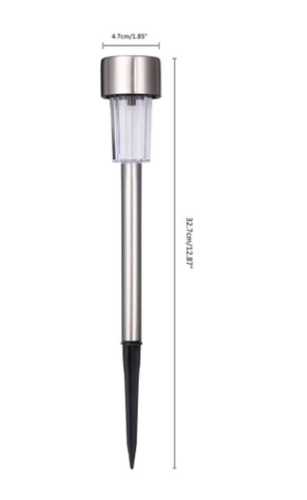 10 Pieces Of Waterproof Solar LED Light Garden Lamp Pathway Lights