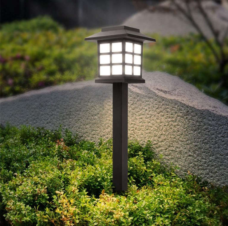6 Pcs Solar Garden Lawn Lights