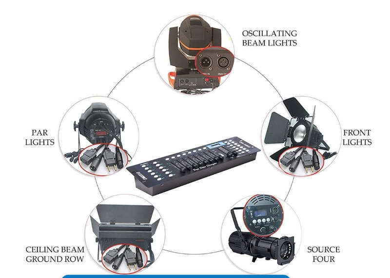 CURRENTLY OPUT OF STOCK -192 Channels Controller Console for Stage Light Party DJ Disco
