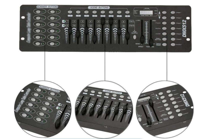CURRENTLY OPUT OF STOCK -192 Channels Controller Console for Stage Light Party DJ Disco