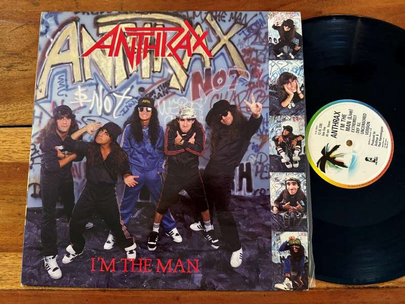 Anthrax - I'm The Man 12IS338 VG+/VG+  12"