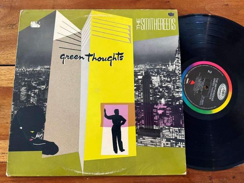 The Smithereens - Green Thoughts C1-48375 (USA) VG/VG+ has a scratch but doesn't affect play