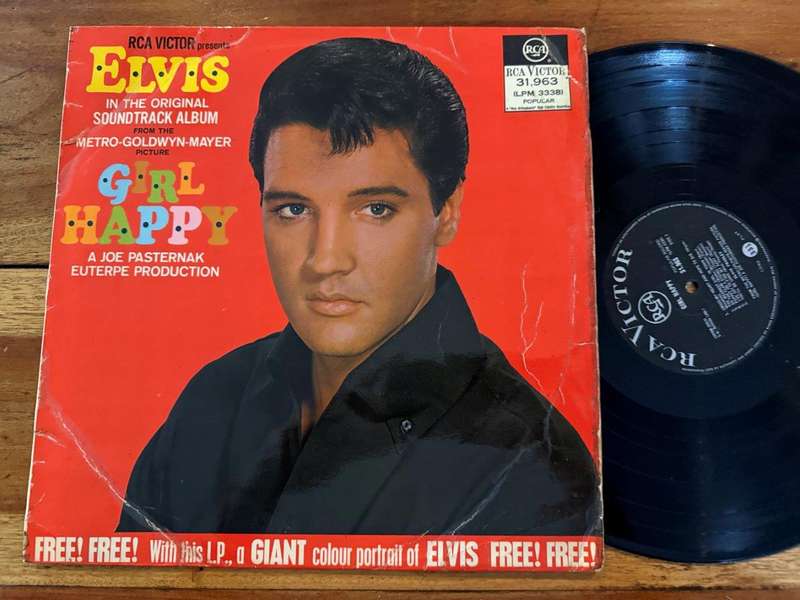 Elvis - Girl Happy 31963(LPM3338) (SA) VG-/VG+