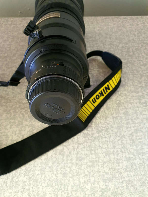 Nikon 500mm f4 AF-S Nikkor lens