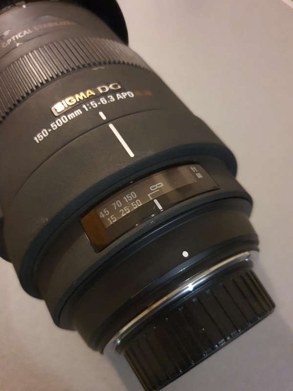 Sigma 150-500mm f/5-6.3 DG APO AF HSM OS Lens for Nikon