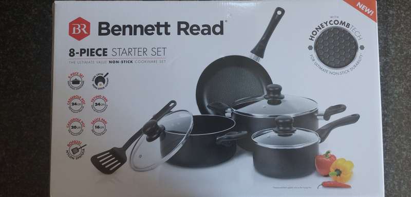 Bennett Read 8 Piece Non Stick Cookware