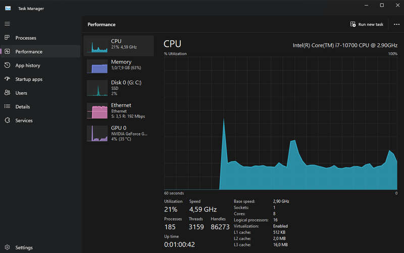 i7 10th Gen PC