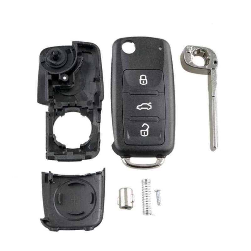 VW 6 3 Button Replacement Key Casing