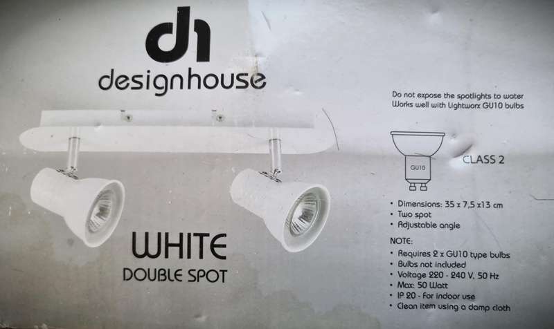 Combo pack with double spotlight fittings