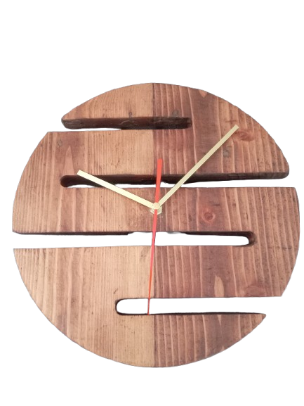 Handcrafted Individully Crafted Wooden Wall Clocks  Timeless Art for Your Space - Gift Item