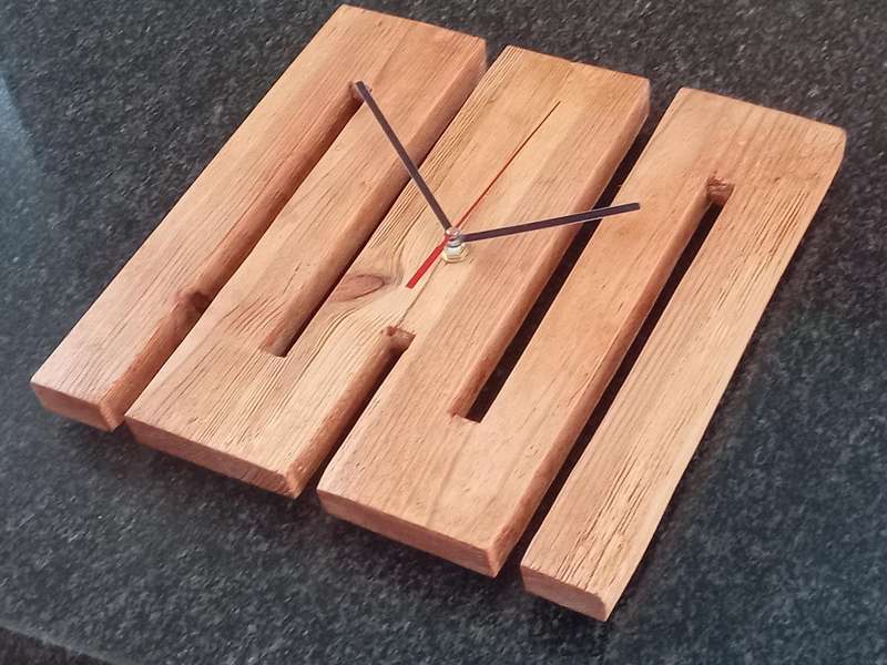 Handcrafted Individully Crafted Wooden Wall Clocks  Timeless Art for Your Space - Gift Item