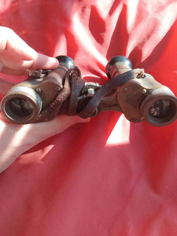 Antique binoculars Carl Zeiss Jena, Telex 6x
