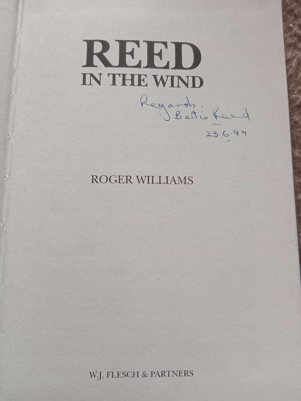 Reed in the wind by Springbok yachtsman and sailing legend Bertie Reed