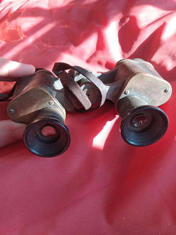 Antique binoculars Carl Zeiss Jena, Telex 6x
