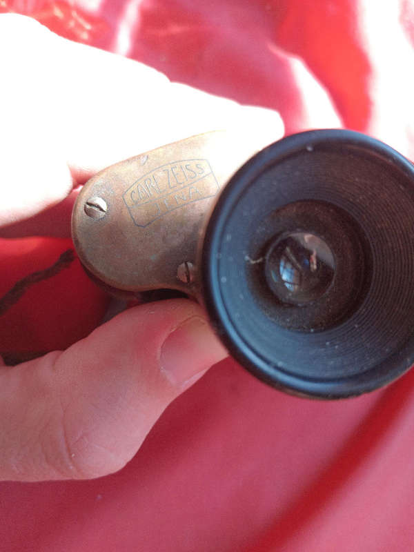 Antique binoculars Carl Zeiss Jena, Telex 6x
