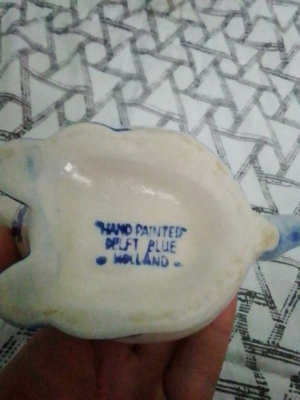 Small cow porcelain milk jug from Holland