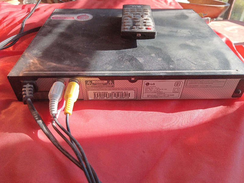LG DVD playerModel no. DP132