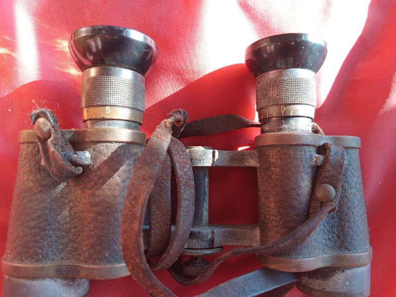 Antique binoculars Carl Zeiss Jena, Telex 6x