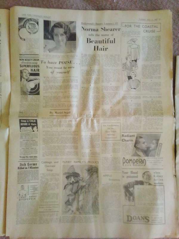 Very rare old Cape Times newspaper, Coronation of King George VI, May 11 1937