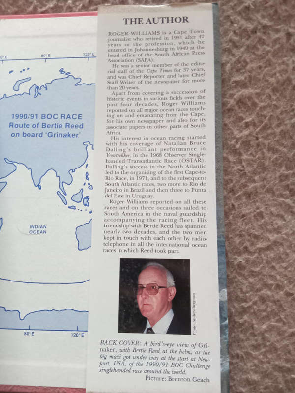 Reed in the wind by Springbok yachtsman and sailing legend Bertie Reed