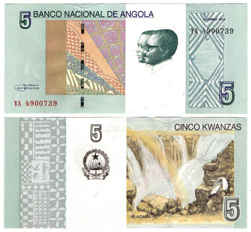 Angola - 5 Kwanzas 2012 UNC