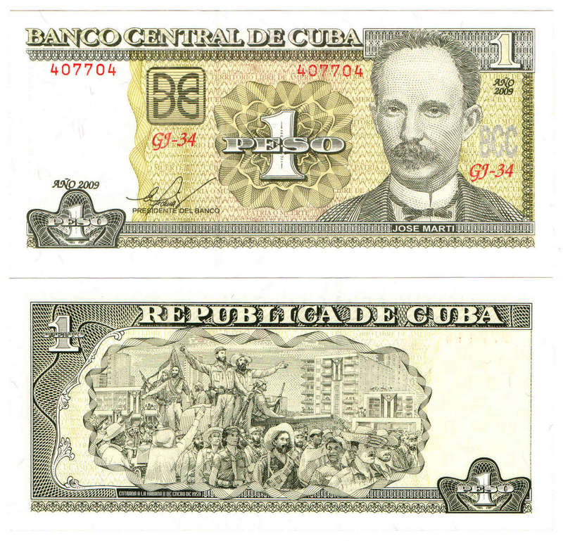 Cuba - 1 Peso 2009 UNC