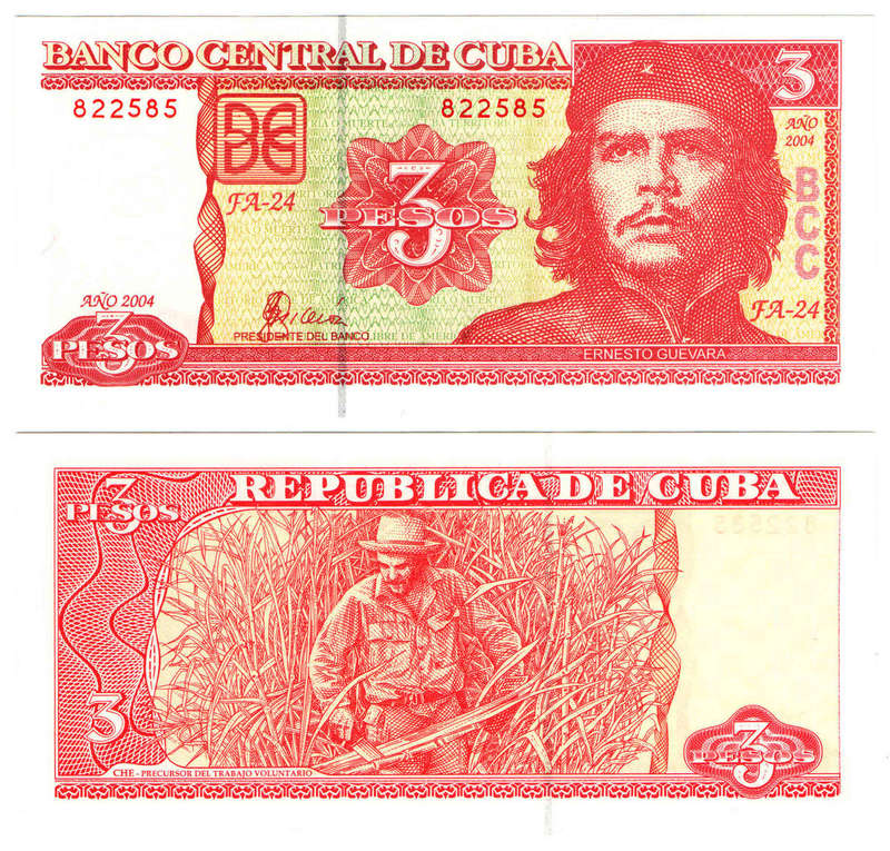 Cuba - 3 Pesos 2004 UNC