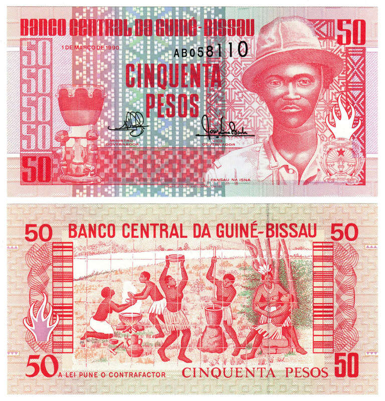 Guinea Bissau - 50 Pesos 1990 UNC