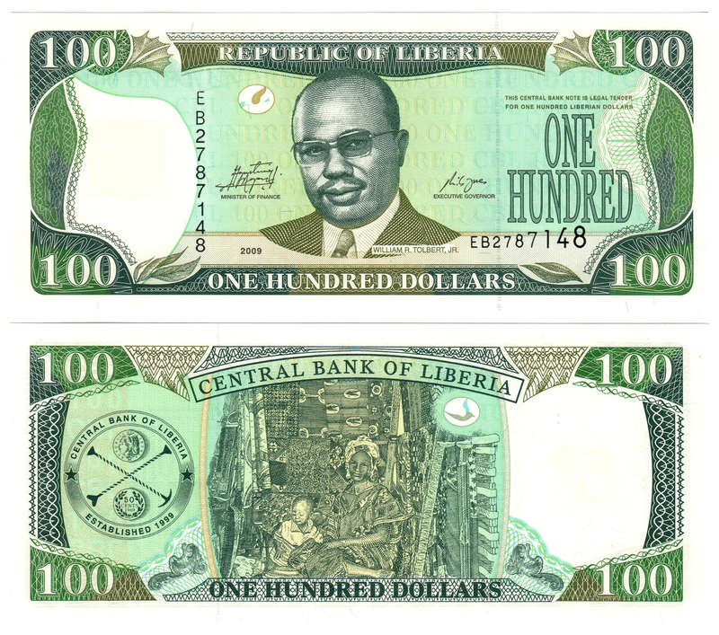 Liberia - 100 Dollars 2009 UNC