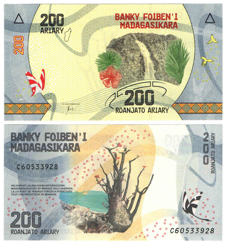 Madagascar - 200 Ariary 2017 UNC
