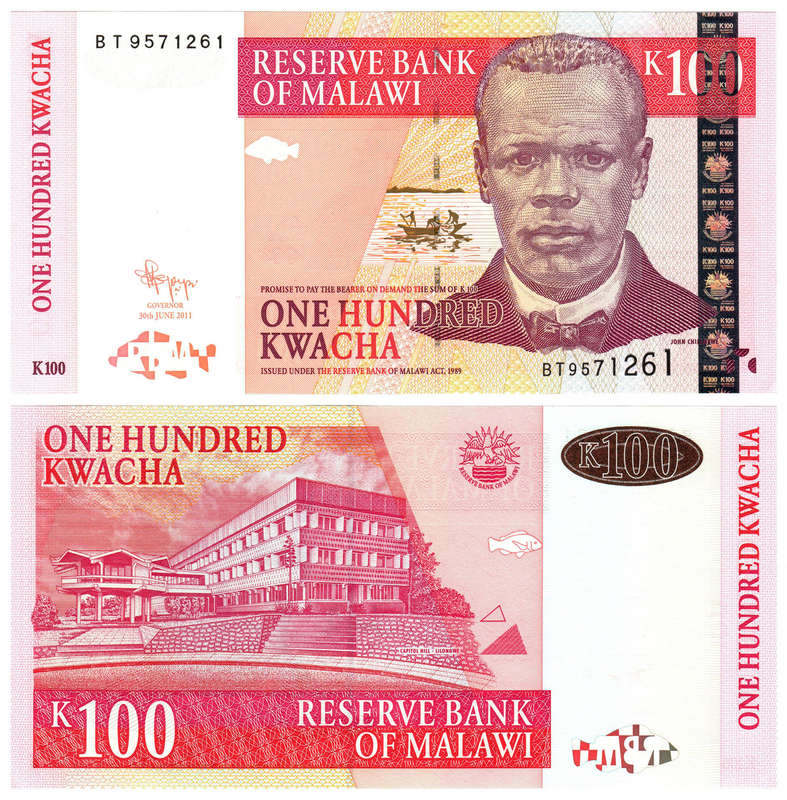 Malawi - 100 Kwacha 2011 UNC