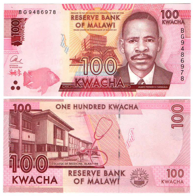 Malawi - 100 Kwacha 2017 UNC
