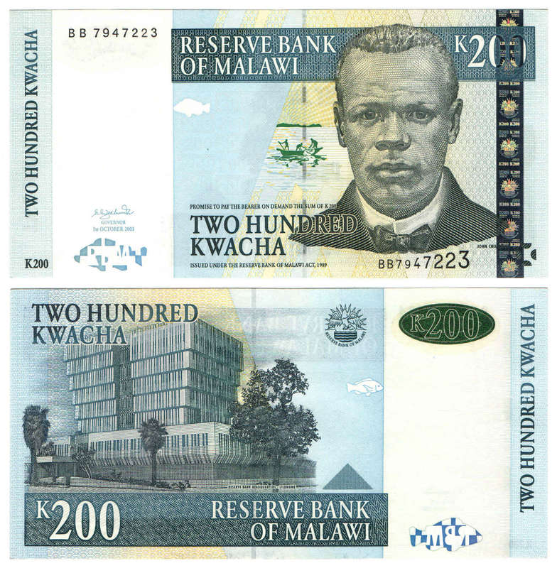 Malawi - 200 Kwacha 2003 UNC