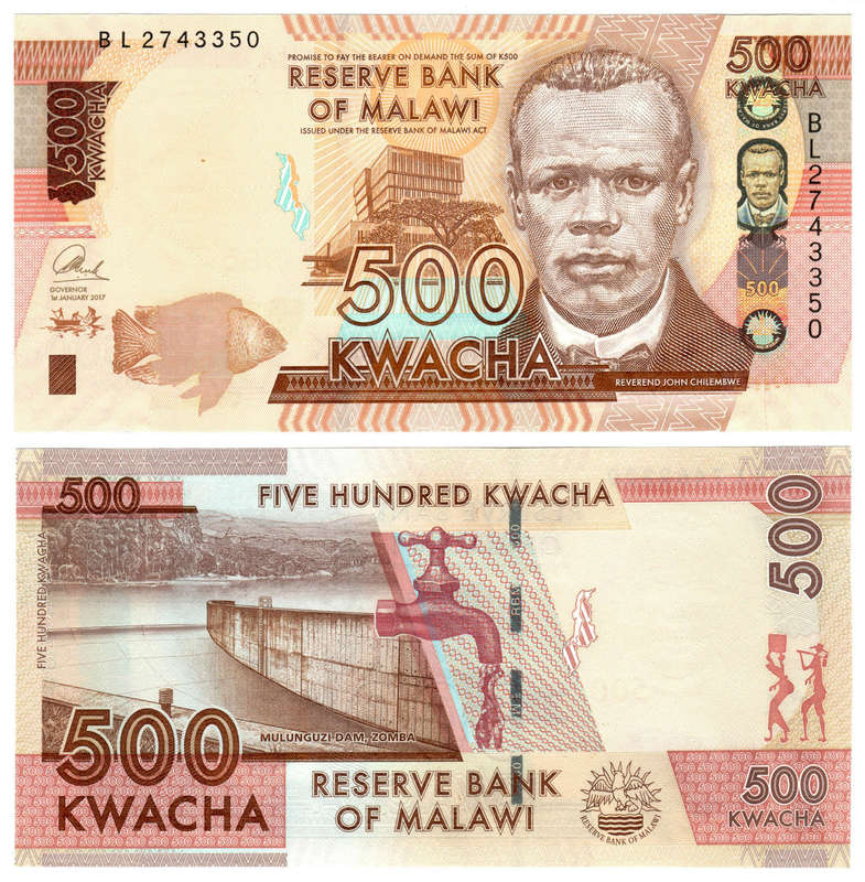 Malawi - 500 Kwacha 2017 UNC