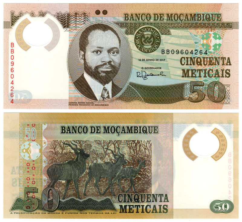 Mozambique - 50 Meticais 2017 UNC