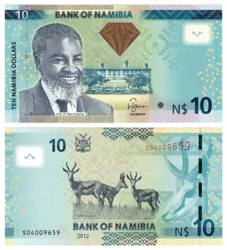 Namibia - 10 Dollars 2012 UNC