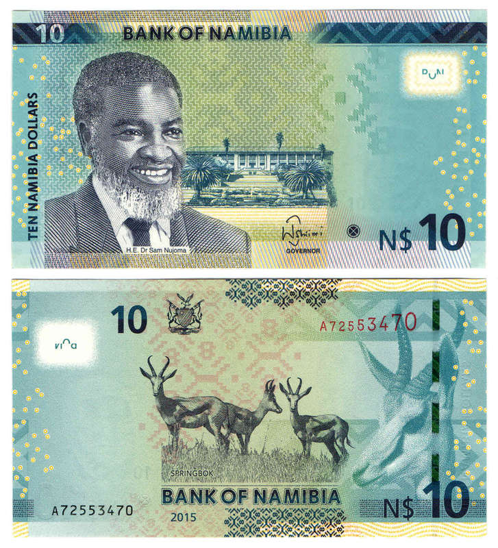 Namibia - 10 Dollars 2015 UNC