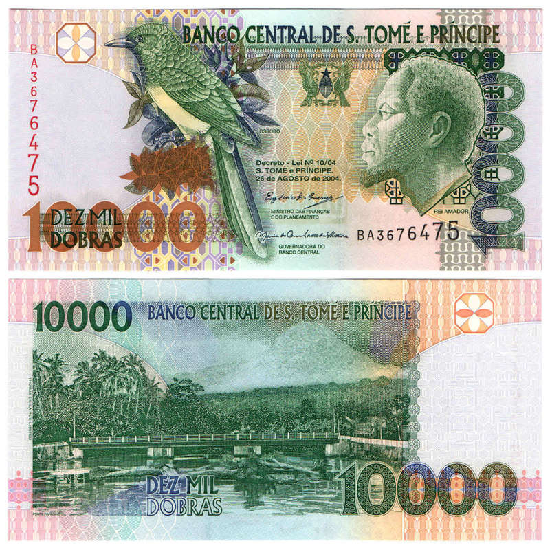 Sao Tome e Principe - 10000 Dobras 2004 UNC