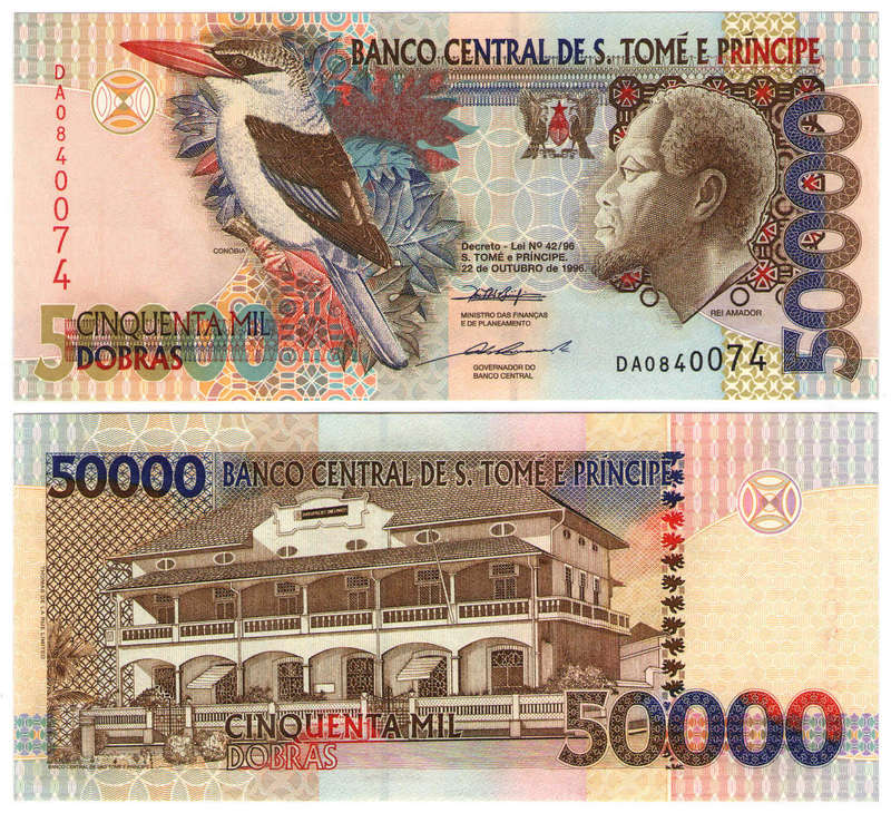 Sao Tome e Principe - 50000 Dobras 1996 UNC