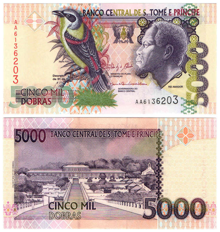 Sao Tome e Principe - 5000 Dobras 2013 UNC